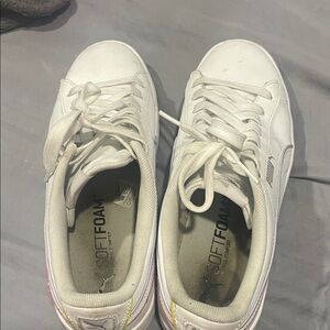 Puma White SoftFoam Sneakers